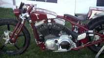 2013 Hidden Softail Bobber with Springer,Hand built Oil & Gas Tank (Motorcycle Video)