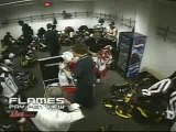 McCarty Dances in the Locker Room