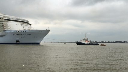 L'Harmony of the seas n'a plus qu'à mettre les gaz pour retrouver le large