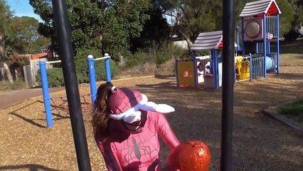 Pink Spidergirl Vs Ironman Vs Joker Easter Egg Hunt Surprise In Real Life!