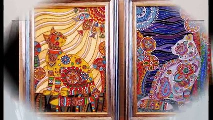 Роспись по стеклу оригинальные идеи из интернета
