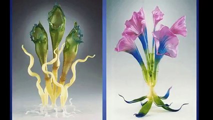 Творческие работы из стекла Роберта Микелсена