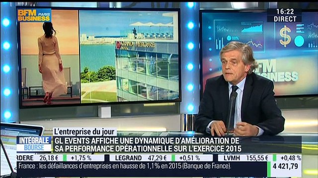 GL Events a présenté des résultats 2015 en légère hausse - 09/03