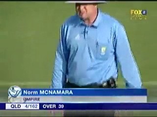 Cricket Umpire Gets Hit- Ouch!! 2016
