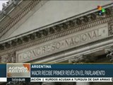 Rechaza parlamento argentino propuesta macrista de gravar salarios