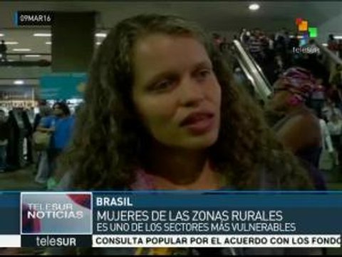 Brasil: mujeres protestan contra la violencia de género