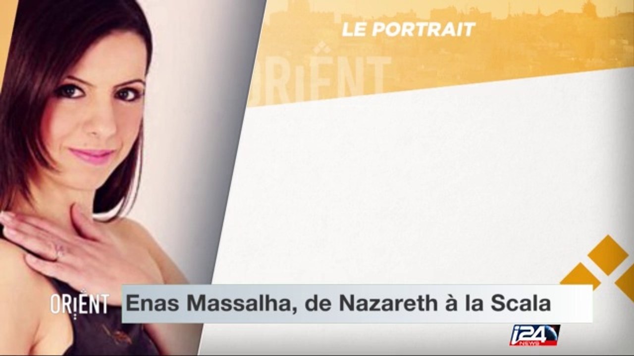 Portrait de la cantatrice arabe israélienne Enas Massalha