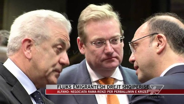 Alfano: Negociata Rama-Renzi për përballimin e krizës se emigrantëve - News, Lajme - Vizion Plus