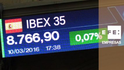 La Bolsa española liquida las ganancias del efecto BCE y sube un leve 0,07%