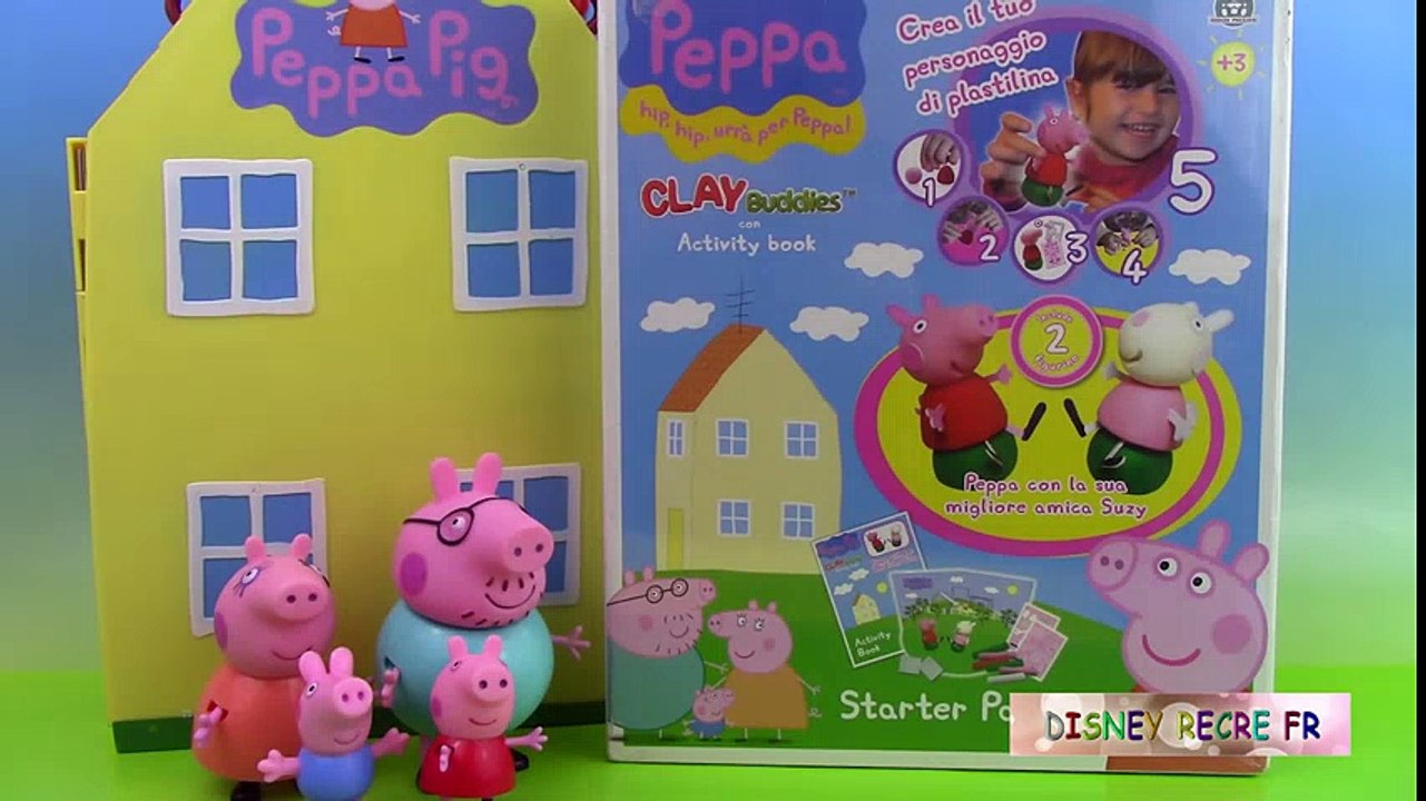 Peppa Pig Clay Buddies Pâte à modeler Starter Pack Plastilina  Tchopi en Francais