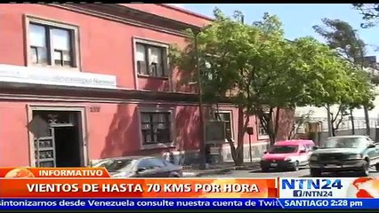 Fuertes vientos obligaron a la suspensión de clase en México