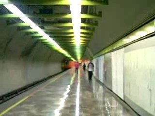 viajando en el metro