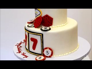 Vegas Theme Birthday cake - Casino Theme cake ideas
