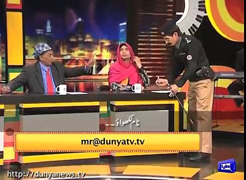 Sakhawat Naz and Iftikhar Thakur best comedy in Mazaaq Raat