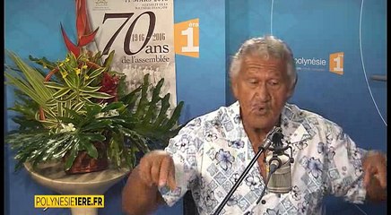 Jacky Tematua - Parlons des 70 ans de l'Assemblée - 07 03 2016