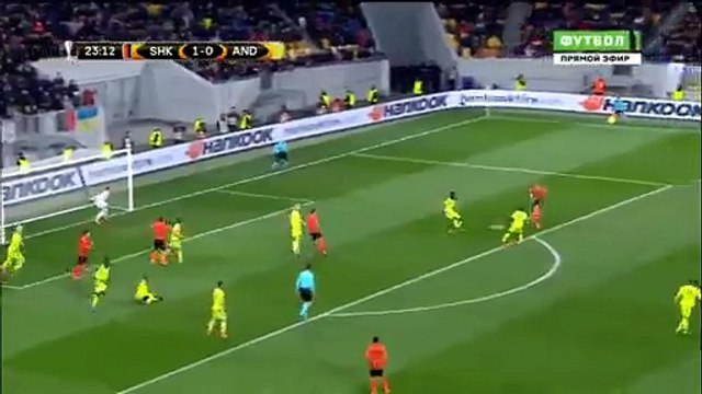 Oleksandr Kucher Goal - Shakhtar Donetsk 2-0 Anderlecht 10.03.2016 HD