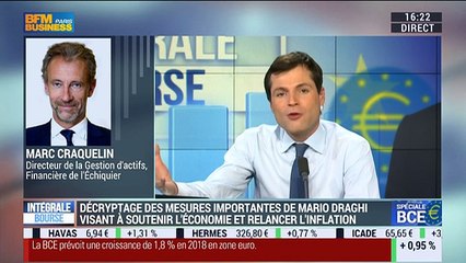 Spéciale BCE: "Mario Draghi a réussi à surprendre avec ses taux négatifs pour les LTRO", Marc Craquelin - 10/03