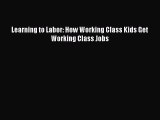 Read Learning to Labor: How Working Class Kids Get Working Class Jobs Ebook Free