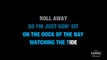 (Sittin' On) The Dock Of The Bay in the Style of Otis Redding karaoke with lyrics (no lead vocal)