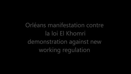manif loi el Khomri Orléans