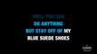 Blue Suede Shoes in the Style of Elvis Presley karaoke video with lyrics (with lead vocal)
