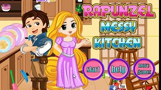 Мультик: Rapunzel Messy Kitchen / Рапунцель убирает грязную кухню