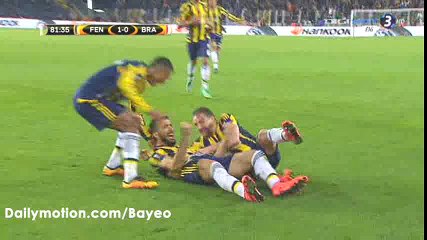 Mehmet Topal Goal HD - Fenerbahce 1-0 Braga - 10-03-2016