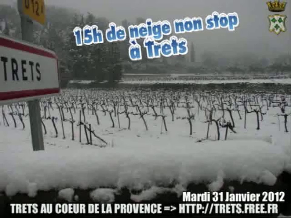 Neige à TRETS 31JANV2012