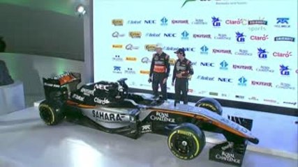 Histórica presentación de Sahara Force India