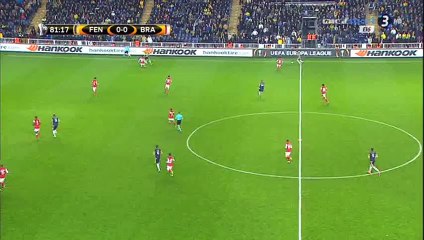 Mehmet Topal Goal HD - Fenerbahce 1-0 Braga - 10-03-2016