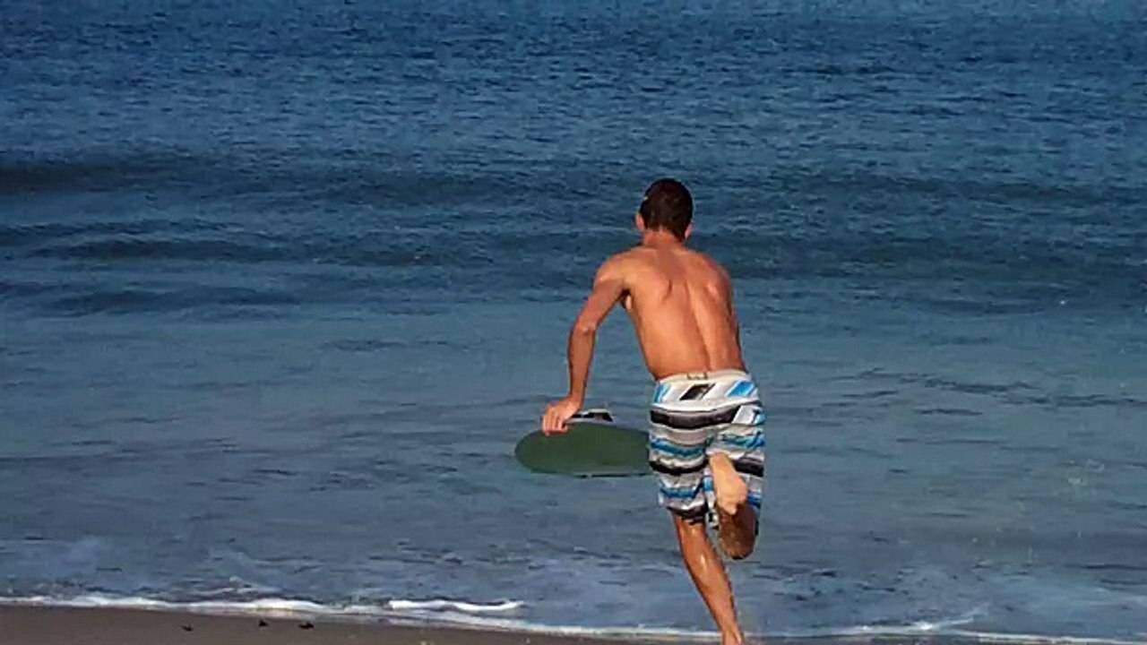 skimboard back flip