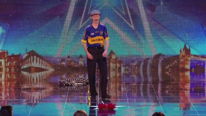 Oliver Moroney's Irish dancing (with a broom) | Britain's Got Talent 2014