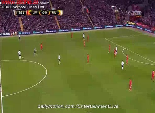 Manchester United 1st BIG Chance - Liverpool 0-0 Man UTD