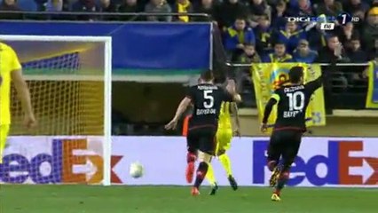 Cedric Bakambu Goal HD - Villarreal 1-0 Bayer Leverkusen