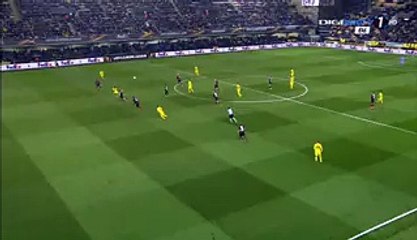 1-0Cedric Bakambu Goal  Villarreal 1-0 Bayer Leverkusen - 10-03-2016