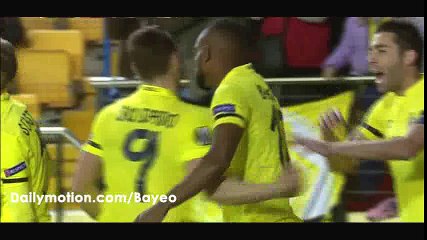 Cedric Bakambu Goal HD - Villarreal 1-0 Bayer Leverkusen - 10-03-2016