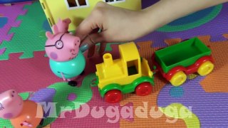 Peppa Pig en français. Peppa Pig avec sa famille decorent leur maison