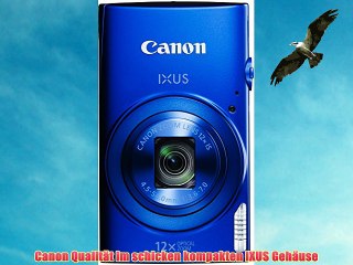 Video herunterladen: Canon IXUS 170 Digitalkamera (20 Megapixel 12-fach optisch Zoom 24-fach ZoomPlus opt. Bildstabilisator