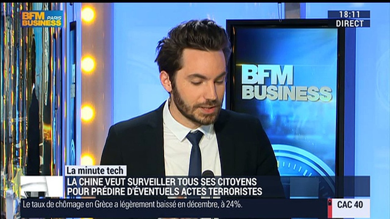 La Minute Tech: La Chine veut surveiller tous ses citoyens pour anticiper d'éventuels actes terroristes - 10/03