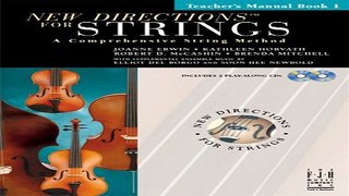 Read New Directions for Strings Teacher s Manual Book 1 Ebook pdf download