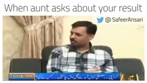 When your aunt asks about your result - hahahah Funny Reply by Mustafa Kamal