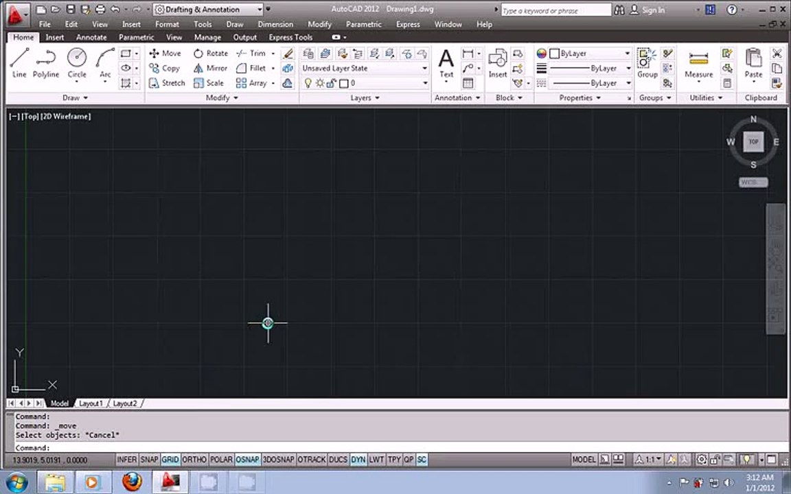 Autocad in Urdu/Hindi Full Tutorial Part 2-Drawing Basic Shapes