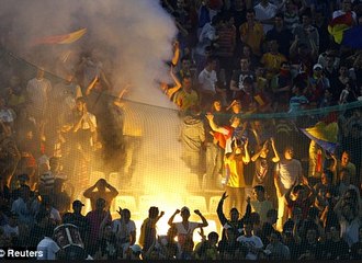 Bosnia & Herzigovina Football Fans Clash