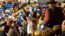 Video of black man being punched by white Donald Trump supporter at rally goes viral