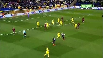 Cédric Bakambu Goal HD - Villarreal 2-0 Bayer Leverkusen 10.03.2016 HD -