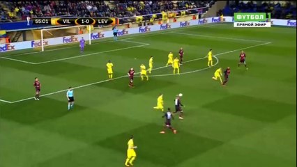 2-0 Cédric Bakambu Goal HD - Villarreal 2-0 Bayer Leverkusen 10.03.2016 HD