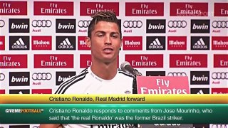 Cristiano Ronaldo refuses to comment on Mourinho jibe
