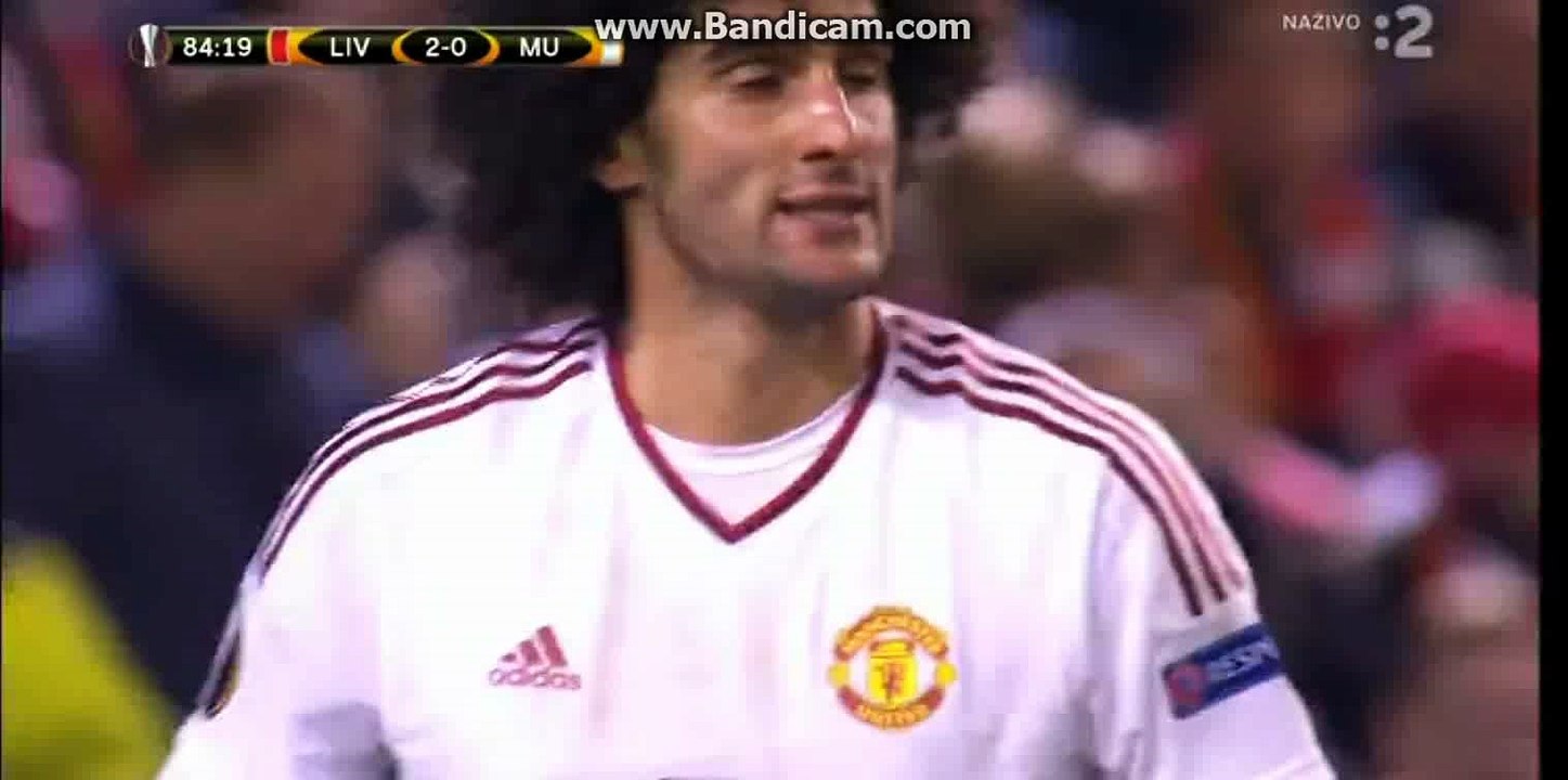 Felliani super header shoot - Liverpool 2-0 Manchester United 10-03-2016