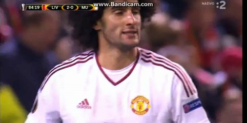 Felliani super header shoot - Liverpool 2-0 Manchester United 10-03-2016