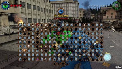 Lego Marvels Avengers Sokovia Hub All Character Tokens/Gold Bricks/Collectibles